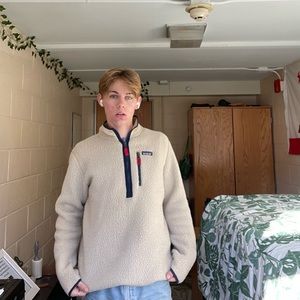 Patagonia Retro Deep Pile Sherpa Fleece Quarter zip